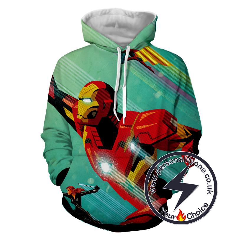 Iron Man - Iron Man 3D - Iron Man Hoodies